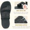 image:imageCOFACE Womens Orthotic Cushion Sandals Comfortable Arch Support Walking Slides Fashion Split Toe Summer Vacation Beach Flip Flops For Women Relief Plantar FasciitisGrey