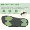 image:imageCOFACE Womens Orthotic Cushion Sandals Comfortable Arch Support Walking Slides Fashion Split Toe Summer Vacation Beach Flip Flops For Women Relief Plantar FasciitisGreen