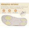 image:imageCOFACE Womens Orthotic Cushion Sandals Comfortable Arch Support Walking Slides Fashion Split Toe Summer Vacation Beach Flip Flops For Women Relief Plantar FasciitisOffwhite