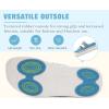 image:imageCOFACE Womens Orthotic Cushion Sandals Comfortable Arch Support Walking Slides Fashion Split Toe Summer Vacation Beach Flip Flops For Women Relief Plantar FasciitisBlue
