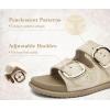 image:imageCOFACE Womens Sandals Classy Buckles Cloud Cushioned Casual Slides Size 612Beige
