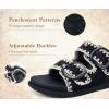 image:imageCOFACE Womens Sandals Classy Buckles Cloud Cushioned Casual Slides Size 612Black