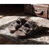 image:imageCOFACE Womens Sandals Classy Buckles Cloud Cushioned Casual Slides Size 612Brown