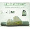 image:imageCOFACE Womens Sandals Classy Buckles Cloud Cushioned Casual Slides Size 612Green
