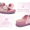 image:imageCOFACE Womens Sandals Classy Buckles Cloud Cushioned Casual Slides Size 612Pink