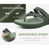 image:imageCOFACE Womens Fashion Orthopedic Flip Flops Comfortable Plantar Fasciitis Arch Support Lightweight Thick Yoga Mat Cushion Recovery Walking Thong Sandals Adjustable Summer Beach SlippersGreen