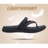 image:imageCOFACE Womens Fashion Orthopedic Flip Flops Comfortable Plantar Fasciitis Arch Support Lightweight Thick Yoga Mat Cushion Recovery Walking Thong Sandals Adjustable Summer Beach SlippersBlack