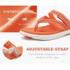 image:imageCOFACE Womens Fashion Orthopedic Flip Flops Comfortable Plantar Fasciitis Arch Support Lightweight Thick Yoga Mat Cushion Recovery Walking Thong Sandals Adjustable Summer Beach SlippersOrange