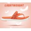 image:imageCOFACE Womens Fashion Orthopedic Flip Flops Comfortable Plantar Fasciitis Arch Support Lightweight Thick Yoga Mat Cushion Recovery Walking Thong Sandals Adjustable Summer Beach SlippersOrange