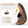 image:imageCOFACE Womens Fashion Orthopedic Flip Flops Comfortable Plantar Fasciitis Arch Support Lightweight Thick Yoga Mat Cushion Recovery Walking Thong Sandals Adjustable Summer Beach SlippersBrown