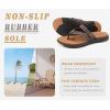 image:imageCOFACE Womens Fashion Orthopedic Flip Flops Comfortable Plantar Fasciitis Arch Support Lightweight Thick Yoga Mat Cushion Recovery Walking Thong Sandals Adjustable Summer Beach SlippersBrown