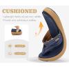 image:imageCOFACE Womens Fashion Orthopedic Flip Flops Comfortable Plantar Fasciitis Arch Support Lightweight Thick Yoga Mat Cushion Recovery Walking Thong Sandals Adjustable Summer Beach SlippersBlue Khaki