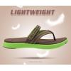 image:imageCOFACE Womens Fashion Orthopedic Flip Flops Comfortable Plantar Fasciitis Arch Support Lightweight Thick Yoga Mat Cushion Recovery Walking Thong Sandals Adjustable Summer Beach SlippersBrown Green