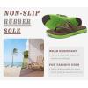 image:imageCOFACE Womens Fashion Orthopedic Flip Flops Comfortable Plantar Fasciitis Arch Support Lightweight Thick Yoga Mat Cushion Recovery Walking Thong Sandals Adjustable Summer Beach SlippersBrown Green