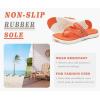 image:imageCOFACE Womens Fashion Orthopedic Flip Flops Comfortable Plantar Fasciitis Arch Support Lightweight Thick Yoga Mat Cushion Recovery Walking Thong Sandals Adjustable Summer Beach SlippersOrange