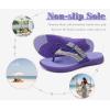 image:imageCOFACE Womens Rhinestone Orthopedic Flip Flops Lightweight Yoga Mat Thick Cushioned Recovery Walking Thong Sandals Adjustable Summer Beach Slippers with Comfortable Plantar Fasciitis Arch SupportPurple
