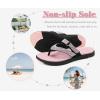 image:imageCOFACE Womens Rhinestone Orthopedic Flip Flops Lightweight Yoga Mat Thick Cushioned Recovery Walking Thong Sandals Adjustable Summer Beach Slippers with Comfortable Plantar Fasciitis Arch SupportPink Black