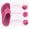 image:imageCOFACE Womens Orthotic Walking Flip Flops Comfortable Plantar Fasciitis Arch Support Casual Recovery Outdoor Summer Beach Sandles With Thick Cushion Lightweight Platform Thong SandalsRose