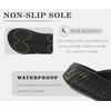 image:imageCOFACE Womens Orthotic Walking Flip Flops Comfortable Plantar Fasciitis Arch Support Casual Recovery Outdoor Summer Beach Sandles With Thick Cushion Lightweight Platform Thong SandalsBlack