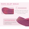 image:imageCOFACE Womens Orthotic Walking Flip Flops Comfortable Plantar Fasciitis Arch Support Casual Recovery Outdoor Summer Beach Sandles With Thick Cushion Lightweight Platform Thong SandalsRose