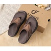 image:imageCOFACE Womens Orthotic Walking Flip Flops Comfortable Plantar Fasciitis Arch Support Casual Recovery Outdoor Summer Beach Sandles With Thick Cushion Lightweight Platform Thong SandalsBrown