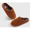 image:imageCOFACE Unisex Mens Womens Cozy Memory Foam Scuff Slippers Casual Slip On Warm House Shoes IndoorOutdoor Felt Sandal Slippers Size 415Khaki