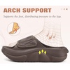image:imageCOFACE Womens Orthotic Recovery Sandals With Comfortable Arch Support Orthopedic Womens Slides With Plantar Fasciitis Relief Woman Open Toe Slip On Walking Beach Shoes Sandalias de Mujer Size 611Brown