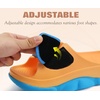 image:imageCOFACE Womens Orthotic Recovery Sandals With Comfortable Arch Support Orthopedic Womens Slides With Plantar Fasciitis Relief Woman Open Toe Slip On Walking Beach Shoes Sandalias de Mujer Size 611OrangeBlue