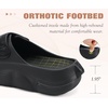 image:imageCOFACE Womens Orthotic Recovery Sandals With Comfortable Arch Support Orthopedic Womens Slides With Plantar Fasciitis Relief Woman Open Toe Slip On Walking Beach Shoes Sandalias de Mujer Size 611Black