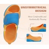image:imageCOFACE Womens Orthotic Recovery Sandals With Comfortable Arch Support Orthopedic Womens Slides With Plantar Fasciitis Relief Woman Open Toe Slip On Walking Beach Shoes Sandalias de Mujer Size 611OrangeBlue