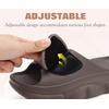 image:imageCOFACE Womens Orthotic Recovery Sandals With Comfortable Arch Support Orthopedic Womens Slides With Plantar Fasciitis Relief Woman Open Toe Slip On Walking Beach Shoes Sandalias de Mujer Size 611Brown