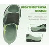 image:imageCOFACE Womens Orthotic Recovery Sandals With Comfortable Arch Support Orthopedic Womens Slides With Plantar Fasciitis Relief Woman Open Toe Slip On Walking Beach Shoes Sandalias de Mujer Size 611Dark GreenLight Green