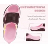 image:imageCOFACE Womens Orthotic Recovery Sandals With Comfortable Arch Support Orthopedic Womens Slides With Plantar Fasciitis Relief Woman Open Toe Slip On Walking Beach Shoes Sandalias de Mujer Size 611PinkWine Red