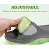 image:imageCOFACE Womens Orthotic Recovery Sandals With Comfortable Arch Support Orthopedic Womens Slides With Plantar Fasciitis Relief Woman Open Toe Slip On Walking Beach Shoes Sandalias de Mujer Size 611GreyGreen
