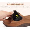 image:imageCOFACE Womens Orthotic Recovery Sandals With Comfortable Arch Support Orthopedic Womens Slides With Plantar Fasciitis Relief Woman Open Toe Slip On Walking Beach Shoes Sandalias de Mujer Size 611KhakiBrown