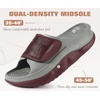 image:imageCOFACE Womens Orthotic Recovery Sandals With Comfortable Arch Support Orthopedic Womens Slides With Plantar Fasciitis Relief Woman Open Toe Slip On Walking Beach Shoes Sandalias de Mujer Size 611GreyWine Red