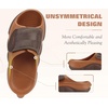 image:imageCOFACE Womens Orthotic Recovery Sandals With Comfortable Arch Support Orthopedic Womens Slides With Plantar Fasciitis Relief Woman Open Toe Slip On Walking Beach Shoes Sandalias de Mujer Size 611KhakiBrown