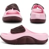 image:imageCOFACE Womens Orthotic Recovery Sandals With Comfortable Arch Support Orthopedic Womens Slides With Plantar Fasciitis Relief Woman Open Toe Slip On Walking Beach Shoes Sandalias de Mujer Size 611PinkWine Red