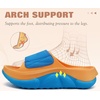 image:imageCOFACE Womens Orthotic Recovery Sandals With Comfortable Arch Support Orthopedic Womens Slides With Plantar Fasciitis Relief Woman Open Toe Slip On Walking Beach Shoes Sandalias de Mujer Size 611OrangeBlue