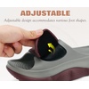 image:imageCOFACE Womens Orthotic Recovery Sandals With Comfortable Arch Support Orthopedic Womens Slides With Plantar Fasciitis Relief Woman Open Toe Slip On Walking Beach Shoes Sandalias de Mujer Size 611GreyWine Red