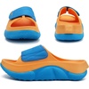 image:imageCOFACE Womens Orthotic Recovery Sandals With Comfortable Arch Support Orthopedic Womens Slides With Plantar Fasciitis Relief Woman Open Toe Slip On Walking Beach Shoes Sandalias de Mujer Size 611OrangeBlue