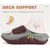 image:imageCOFACE Womens Orthotic Recovery Sandals With Comfortable Arch Support Orthopedic Womens Slides With Plantar Fasciitis Relief Woman Open Toe Slip On Walking Beach Shoes Sandalias de Mujer Size 611GreyWine Red