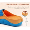 image:imageCOFACE Womens Orthotic Recovery Sandals With Comfortable Arch Support Orthopedic Womens Slides With Plantar Fasciitis Relief Woman Open Toe Slip On Walking Beach Shoes Sandalias de Mujer Size 611OrangeBlue