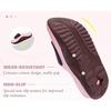 image:imageCOFACE Womens Orthotic Recovery Sandals With Comfortable Arch Support Orthopedic Womens Slides With Plantar Fasciitis Relief Woman Open Toe Slip On Walking Beach Shoes Sandalias de Mujer Size 611PinkWine Red