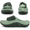 image:imageCOFACE Womens Orthotic Recovery Sandals With Comfortable Arch Support Orthopedic Womens Slides With Plantar Fasciitis Relief Woman Open Toe Slip On Walking Beach Shoes Sandalias de Mujer Size 611Dark GreenLight Green