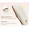 image:imageCOFACE Womens Orthotic Recovery Sandals With Comfortable Arch Support Orthopedic Womens Slides With Plantar Fasciitis Relief Woman Open Toe Slip On Walking Beach Shoes Sandalias de Mujer Size 611KhakiWhite
