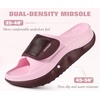 image:imageCOFACE Womens Orthotic Recovery Sandals With Comfortable Arch Support Orthopedic Womens Slides With Plantar Fasciitis Relief Woman Open Toe Slip On Walking Beach Shoes Sandalias de Mujer Size 611PinkWine Red