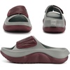 image:imageCOFACE Womens Orthotic Recovery Sandals With Comfortable Arch Support Orthopedic Womens Slides With Plantar Fasciitis Relief Woman Open Toe Slip On Walking Beach Shoes Sandalias de Mujer Size 611GreyWine Red