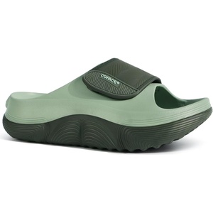 image:imageCOFACE Womens Orthotic Recovery Sandals With Comfortable Arch Support Orthopedic Womens Slides With Plantar Fasciitis Relief Woman Open Toe Slip On Walking Beach Shoes Sandalias de Mujer Size 611Dark GreenLight Green