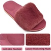 image:imageCOFACE Fuzzy Womens Slippers with Arch Support Open Toe Orthopedic Fur Slipper Indoor OutdoorWinered